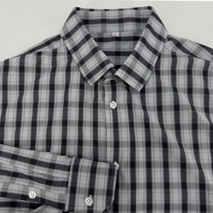 State & Liberty Mens XL Plaid Button Down Shirt Long Sleeve Performance Gingham
